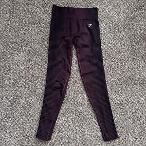 Gymshark Sport Seamless Leggings - Reset Pink/ Black Sz Small